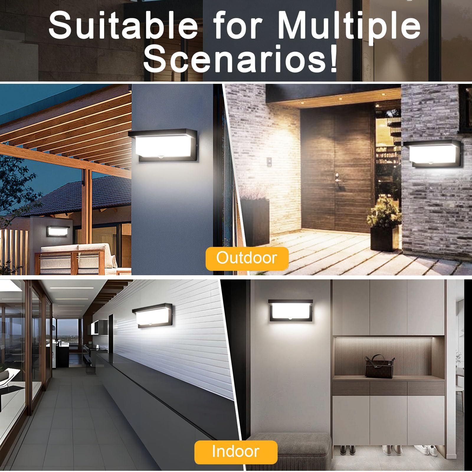Solar Motion Sensor Waterproof Light, Wireless Ultra-Bright Garden Street Lamp For Villa Patio Walkway