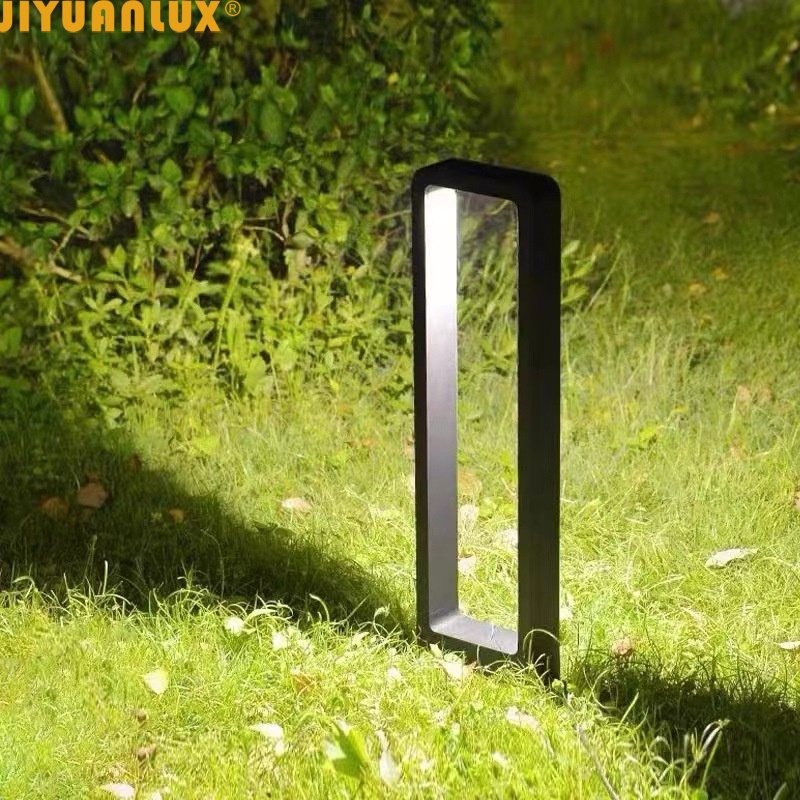 Aluminum Garden Lamp Waterproof IP65 Modern Hotel Home Outdoor Decoration Bollard Post Pathway Led Lawn Light