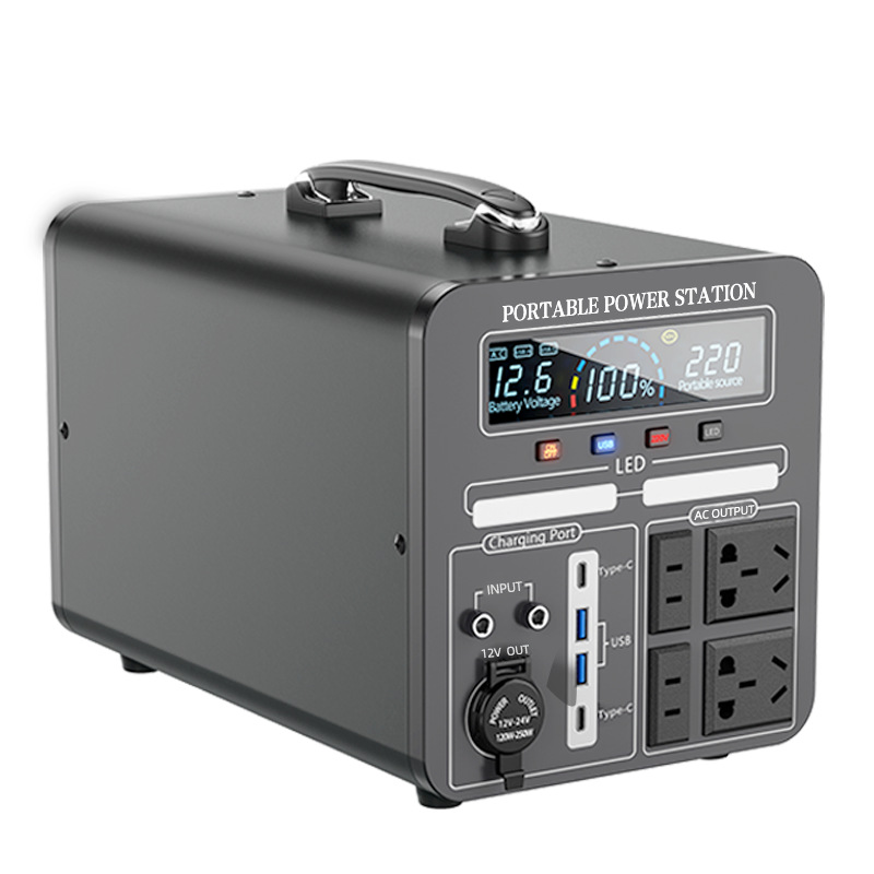 220V 2000 Watt All in One Outdoor Mobile Camping Lifepo4 Lithium Energy Storage Supplier 2000w Solar Portable Power Station