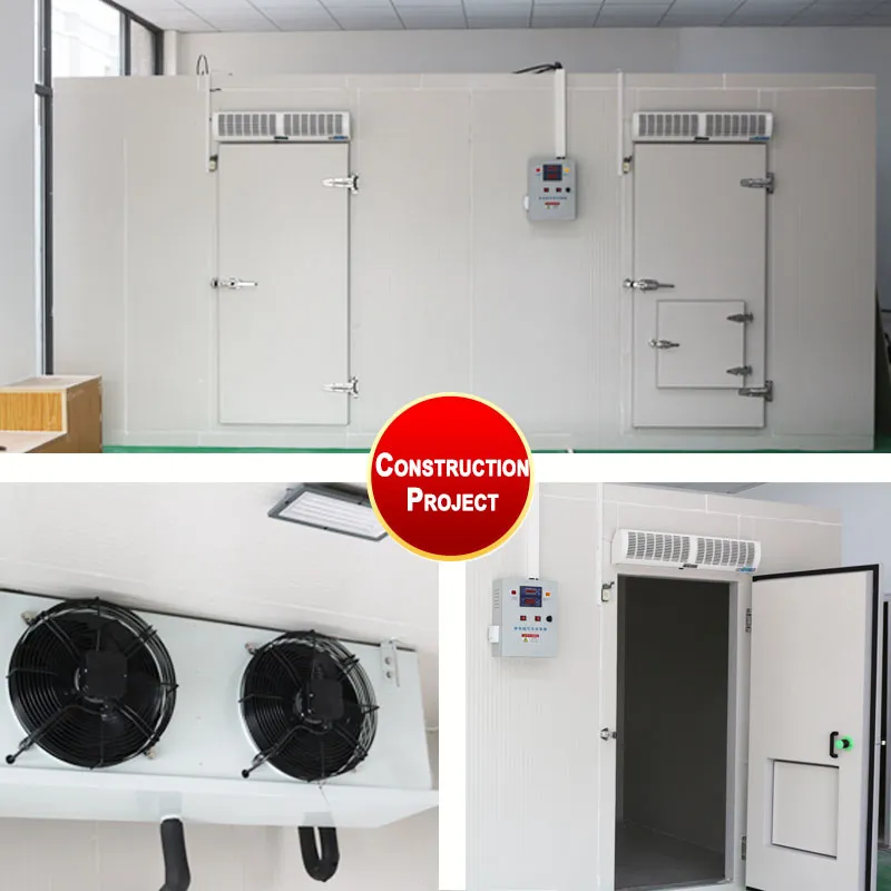 Solar Cold Storage Chill Walk in Freezer Room with Built-in Battery Storage System Refrigeration Equipment