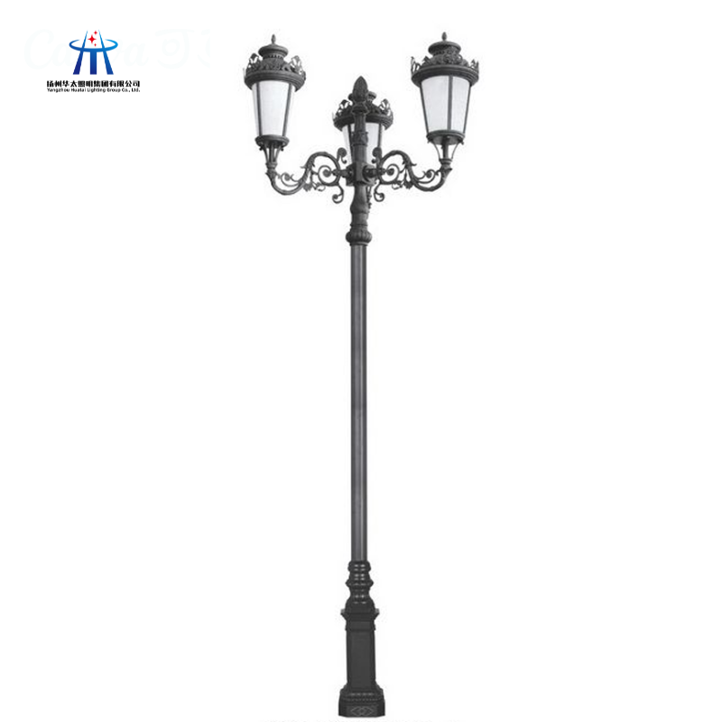 15ft 16ft 17ft 18ft European New Type Outdoor Decorative Led Garden Lights Pole Light Garden Lawn Lamps Lighting