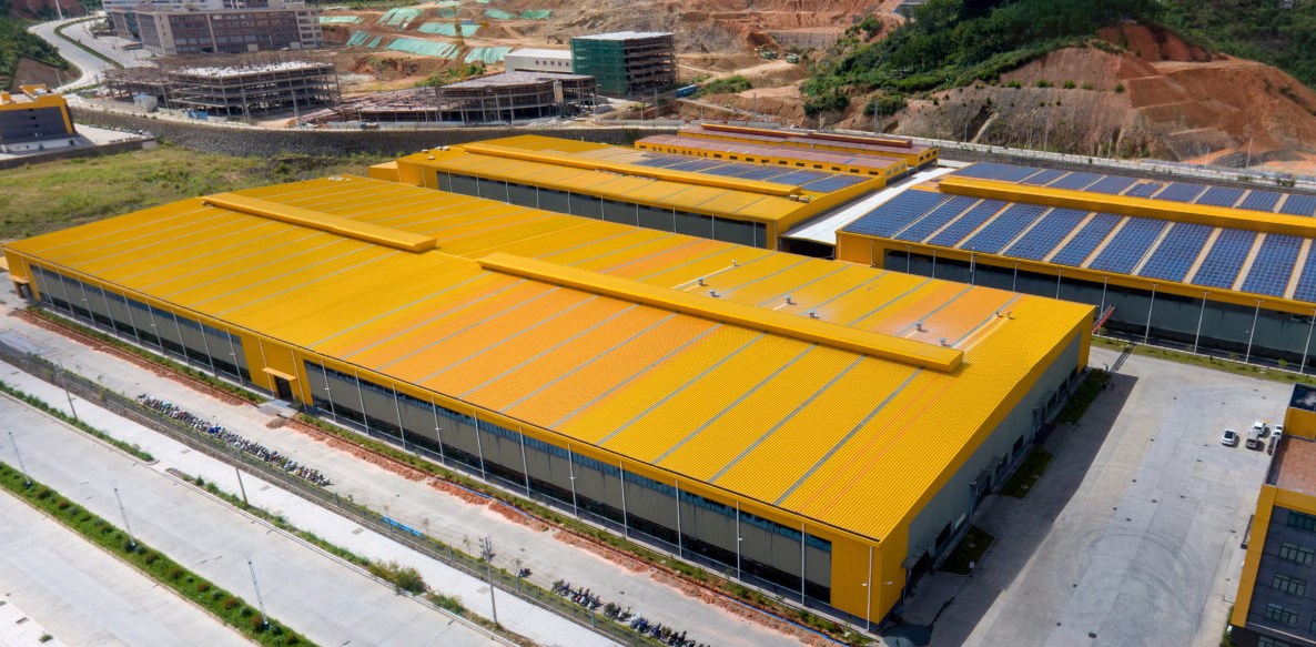 High-tech Solar Production Facility