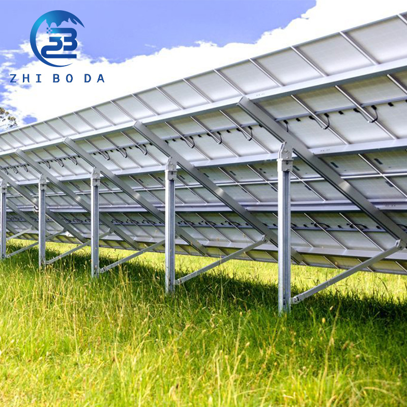 Waterproof Outdoor Commercial Solar Panel Support Frame Structure Solar Mounting Structure Ground Racking System