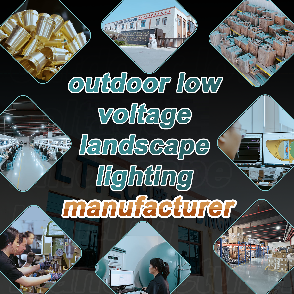 Landscape Lighting Low Voltage Decorative Spike Light Black Waterproof 12V Outdoor Up Tree Garden Lawn Spotlights