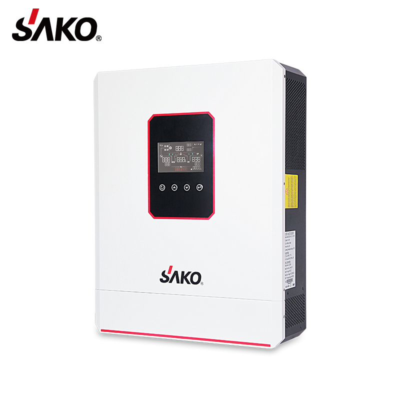 Sako Sunon-Eco Pure Sine Wave Dual Dc to Ac Home Power 48V 10Kva on Off Grid Tie 10Kw Mppt Hybrid Solar Inverter Manufacturer