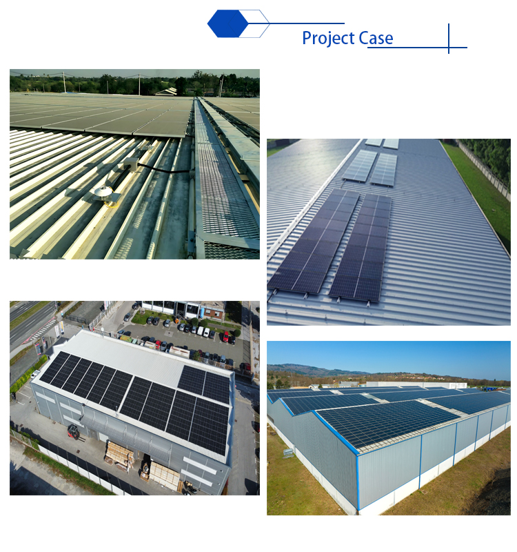 BIPV Solar Mounting Structure System Waterproof Roof Mounting Bracket Support