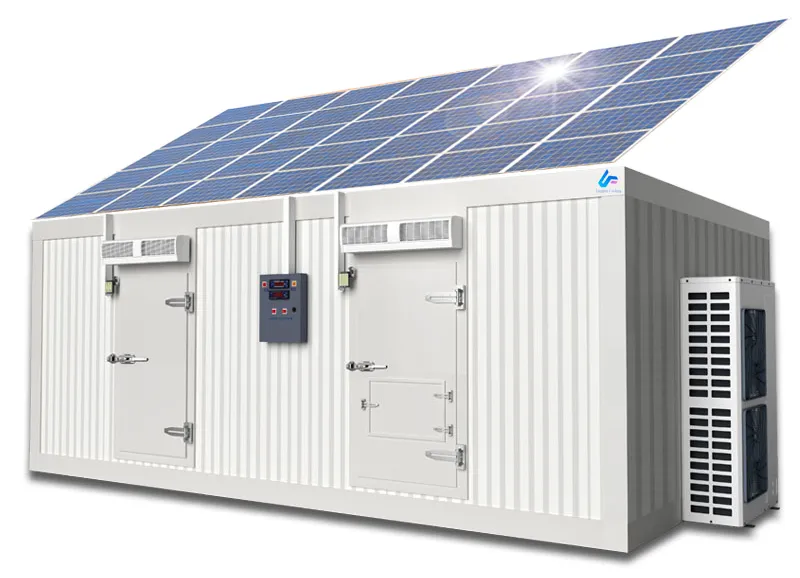 Solar Cold Storage Chill Walk in Freezer Room with Built-in Battery Storage System Refrigeration Equipment