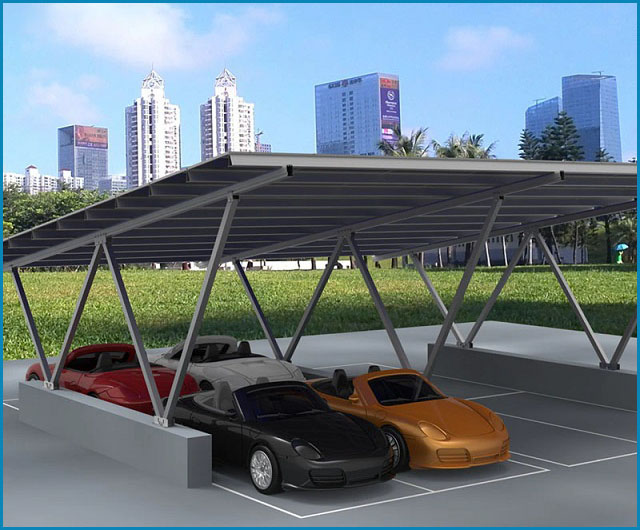Aluminum Solar Carport TP-AC02 Design