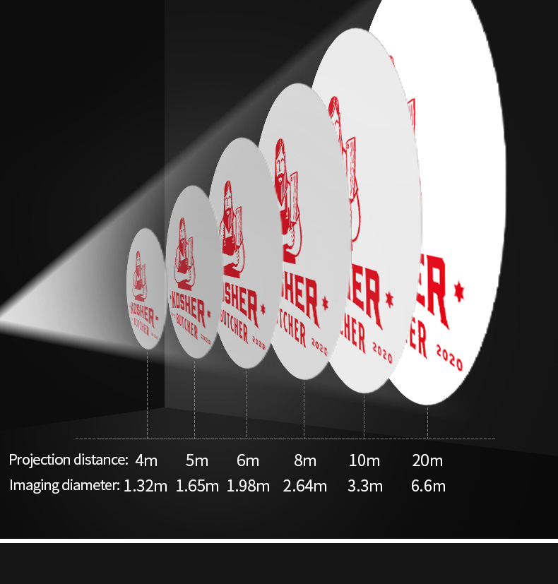 IP67 Waterproof Aluminum Alloy Solar LED Gobo Logo Projector Light Outdoor Advertising Spotlight for Floor Signs