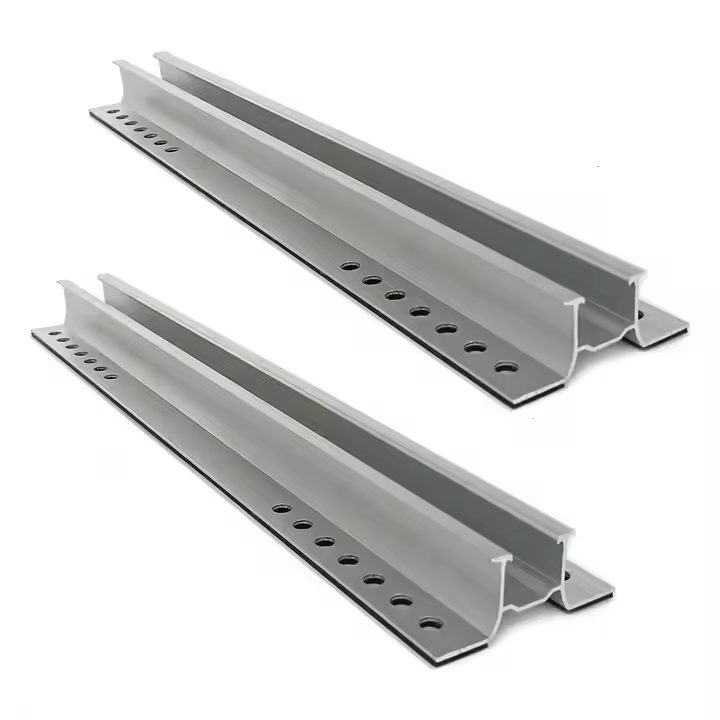 Wholesale Mini Rail Solar Panel Mounting System Aluminum Profile Racking For Metal Roof Easy Installation Solar Module