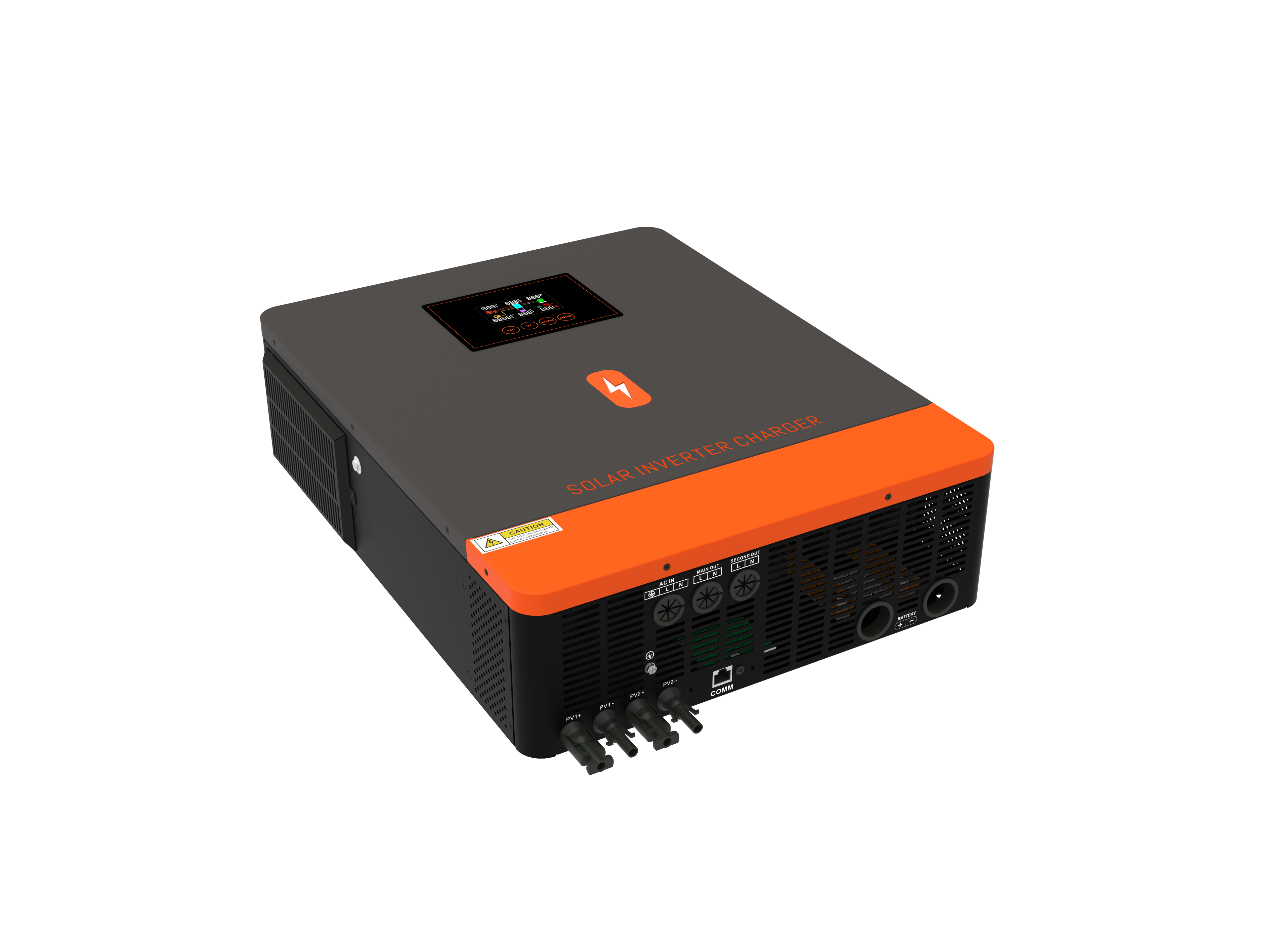 PowMr 10KW 10.2KW 48V DC 220/230V AC Pure Sine Wave Solar Inverter Double MPPT On/Off Grid Solar Hybrid Inverter