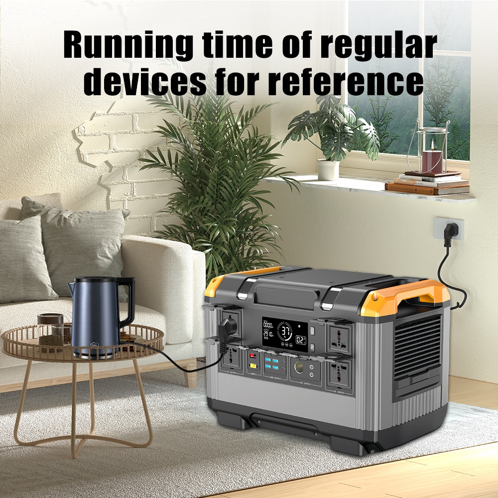 2400W 230V Home Portable Power Bank Charging Station Outdoor Solar Generator For Home Emergency Backup