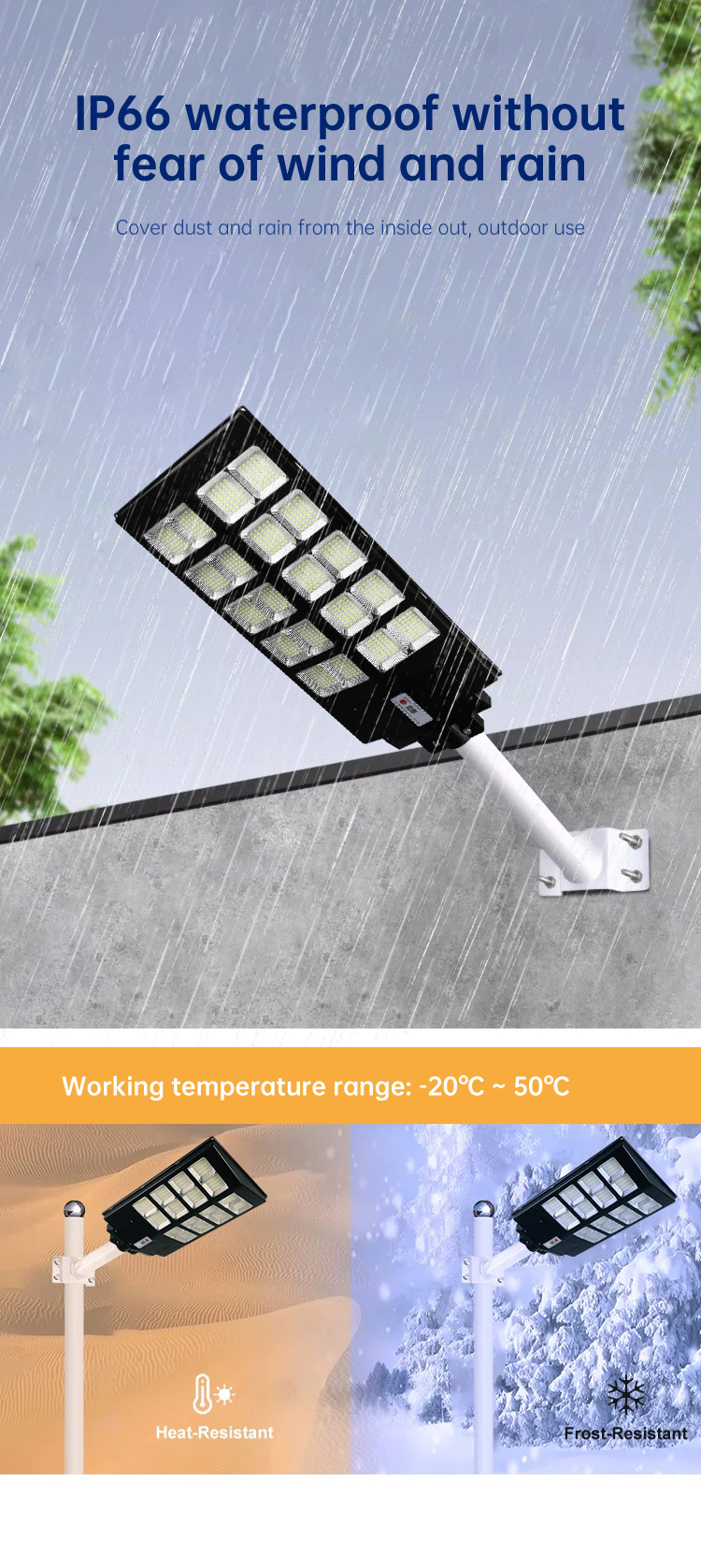 Solar Led Street Light Installation