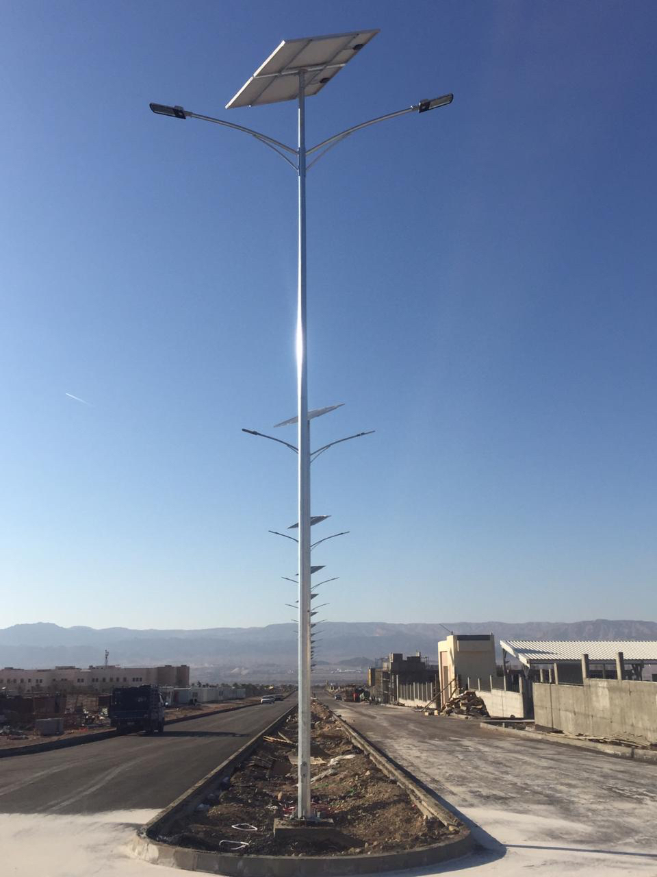 Split Solar Street Light Outdoor IP65 Waterproof High Brightness Solar Powered Lamp for Garden Road Village Outdoor Lighting