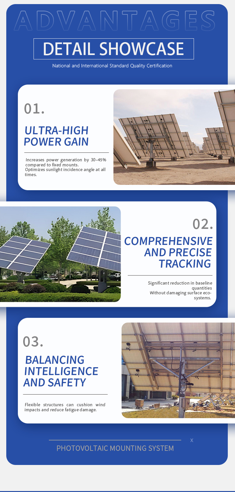 Dual Axis Solar Tracking System Mechanical Details