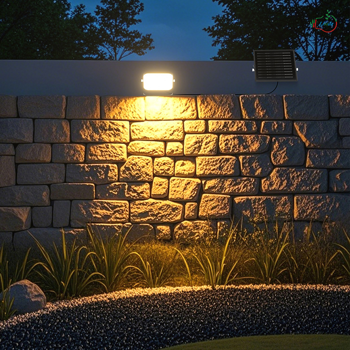 Truly Tested Bright IP65 Waterproof 2 CCT LEAD Factory Real Bright Cube Solar LED Flood Light 1500lm
