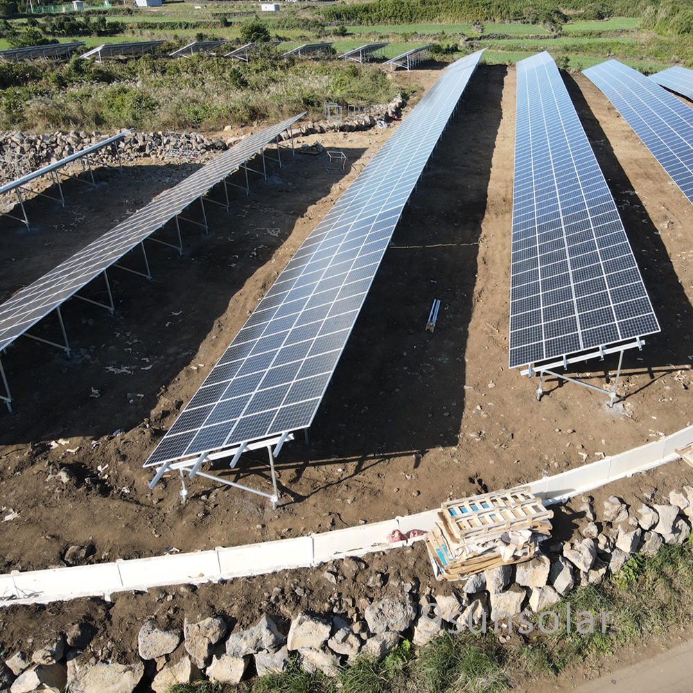 Best Price Aluminum PV Solar Panels Structure Ground Bracket Structure for Solar Panel Ground Mounting System