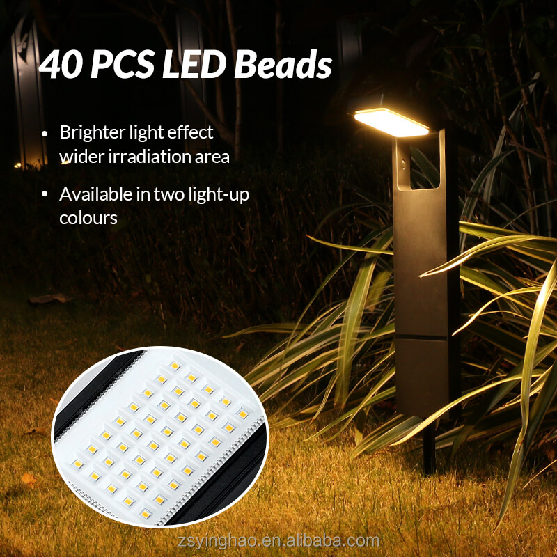 Outdoor Brightest Solar Pathway Light Waterproof Walkway Patio Front Yard LED Exterior Solar Powered Landscaping Lights