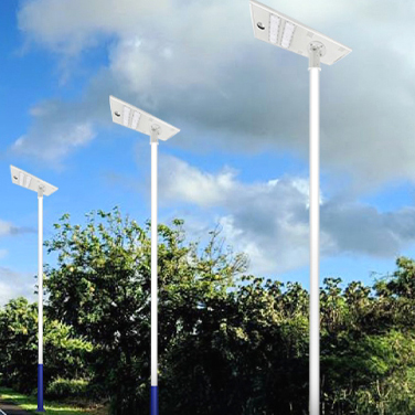 Outdoor 30W 60W 80W 100W 120W 150W 200W Integrated LED Solar Street Light Complete With Pole For Road Lighting