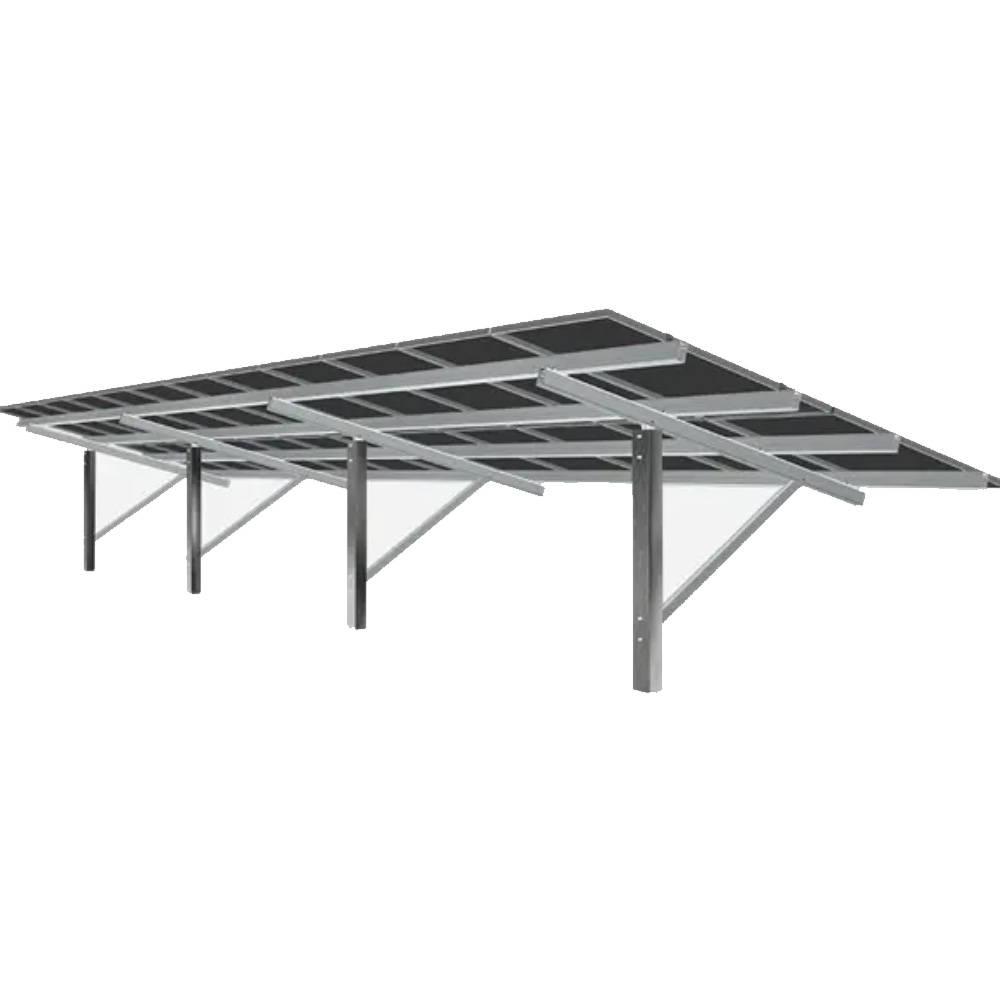Fixed Tilt Solar Mounting System Zn-Al-Mg Coated Steel Ground Racks for Reliable Support Manufacturer
