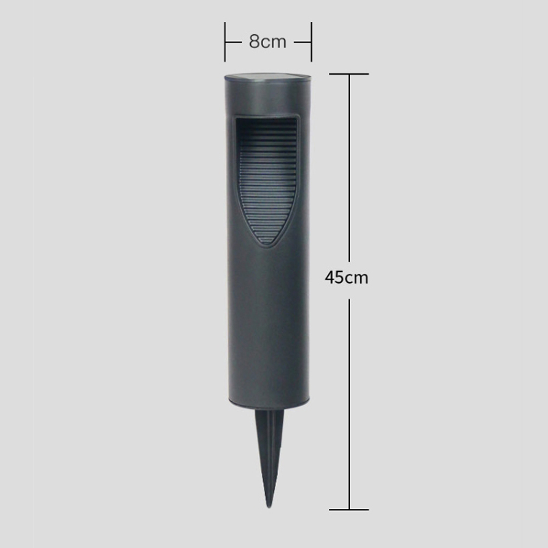 Cylindrical Outdoor Waterproof Solar Garden Lawn Light Auto On/off Wireless Solar Pathway Light