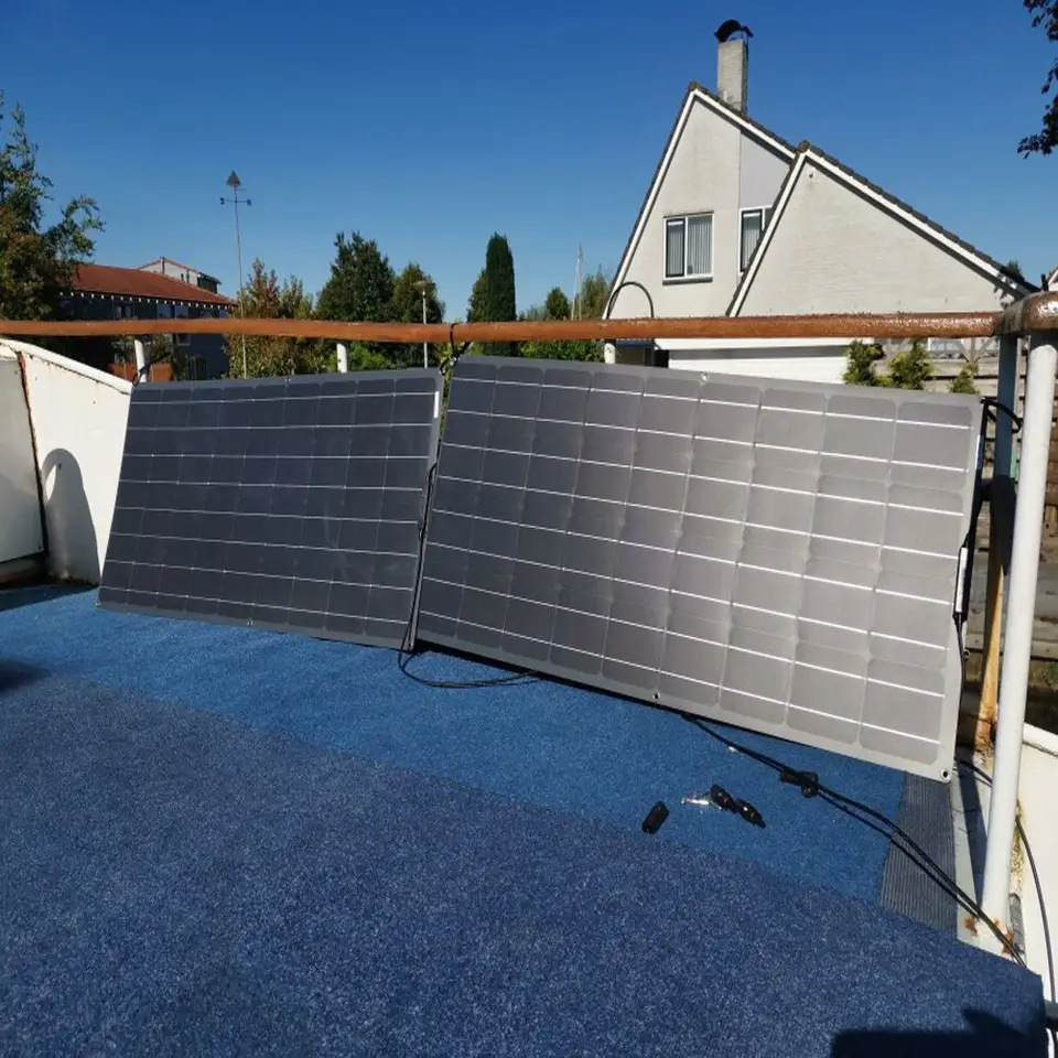 100W 200W 300W 400W 450W Flexible Solar Energy Panel 24V Semi-Flexible Thin Film Solar Panel