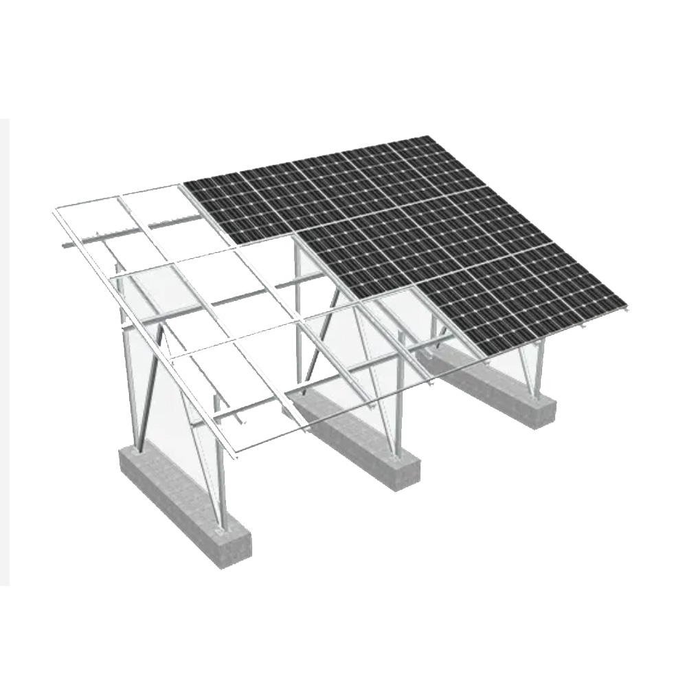Easy Installation Ground Concrete Base Solar Mounting System Manufacturer