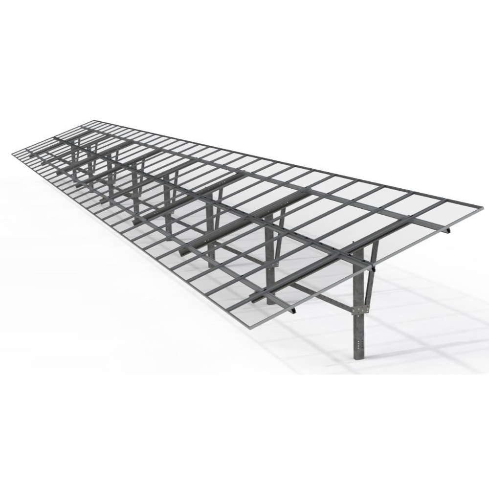 Pre-assembled Double-column Solar Mounting System