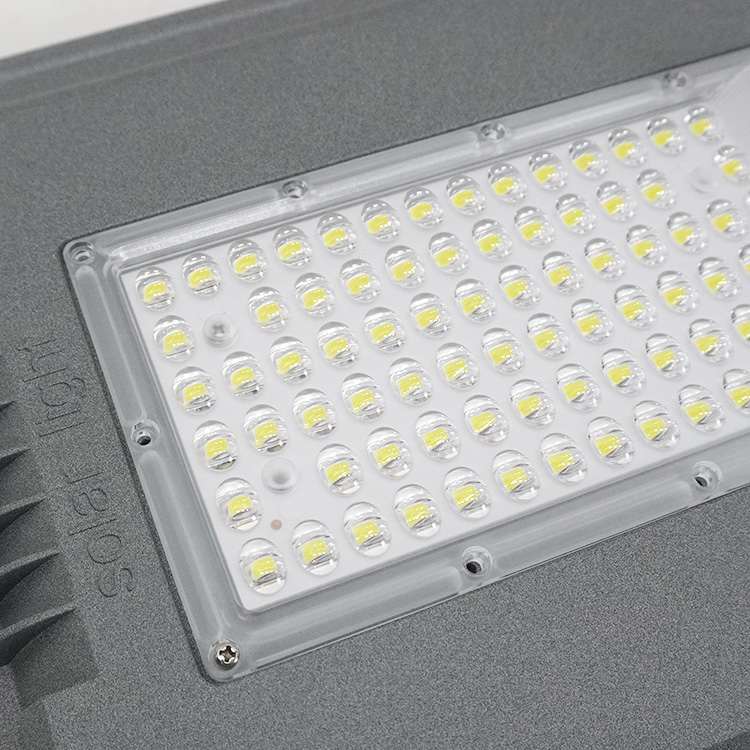 Hybrid Project Street Light Mppt Control 75AH 60AH 30AH 100W 200W All In One Street Lamp Smart Outdoor Led Solar Streetlight