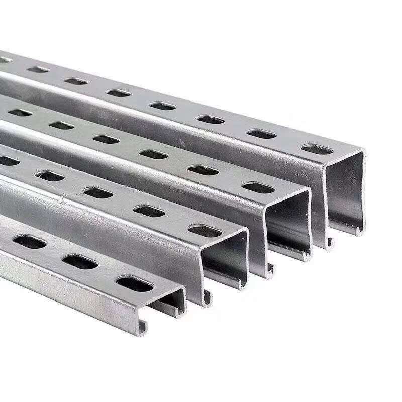 Steel Channel C Type U Type Solar Panel Support Bracket Photovoltaic Stents Accessories Mounting Brackets