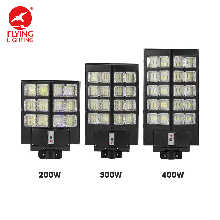 Energy Saving Outdoor Solar Lights IP65 Waterproof 200W 300W 400W Integrated All in One Solar Led Street Light