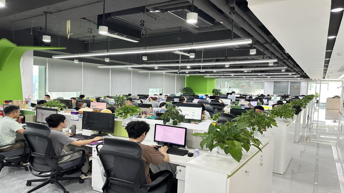 Soweglow Solar manufacturing facility in Shenzhen, China — solar product production line