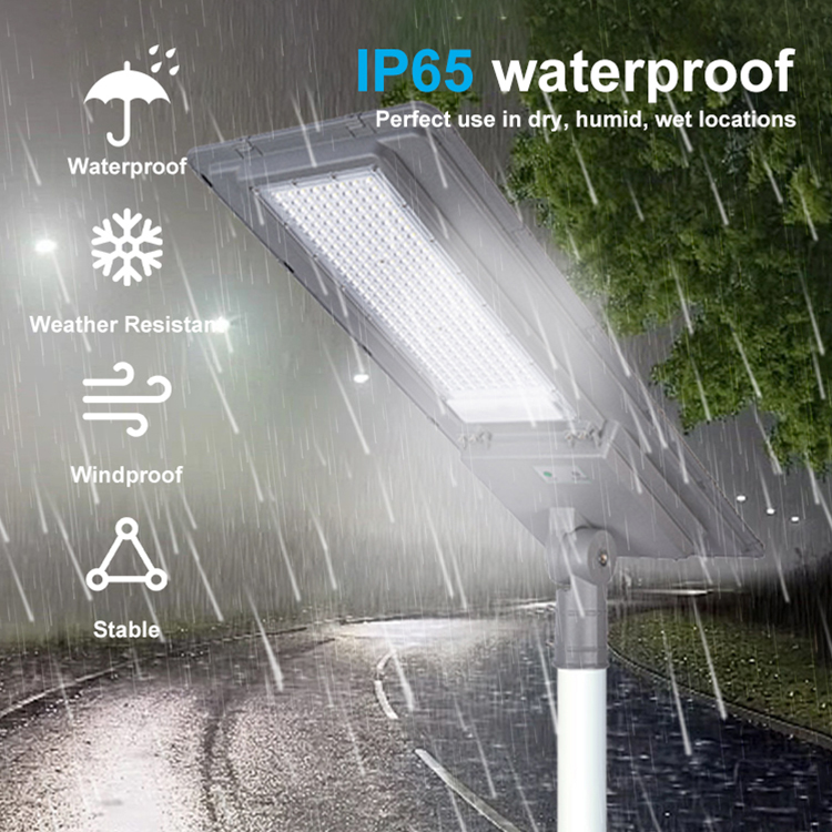 High Performance Ip65 Waterproof Outdoor Road Lamp 100W 200W 300W Aluminum Solar Led Street Light