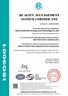 Quality Standard Certification 1