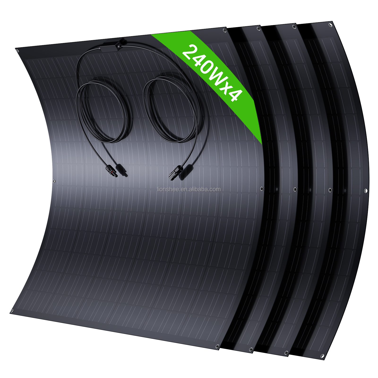 China Germany Factory Wholesale 240W Photovoltaic Module Rvs Rooftop Balcony Flexible Solar Panel