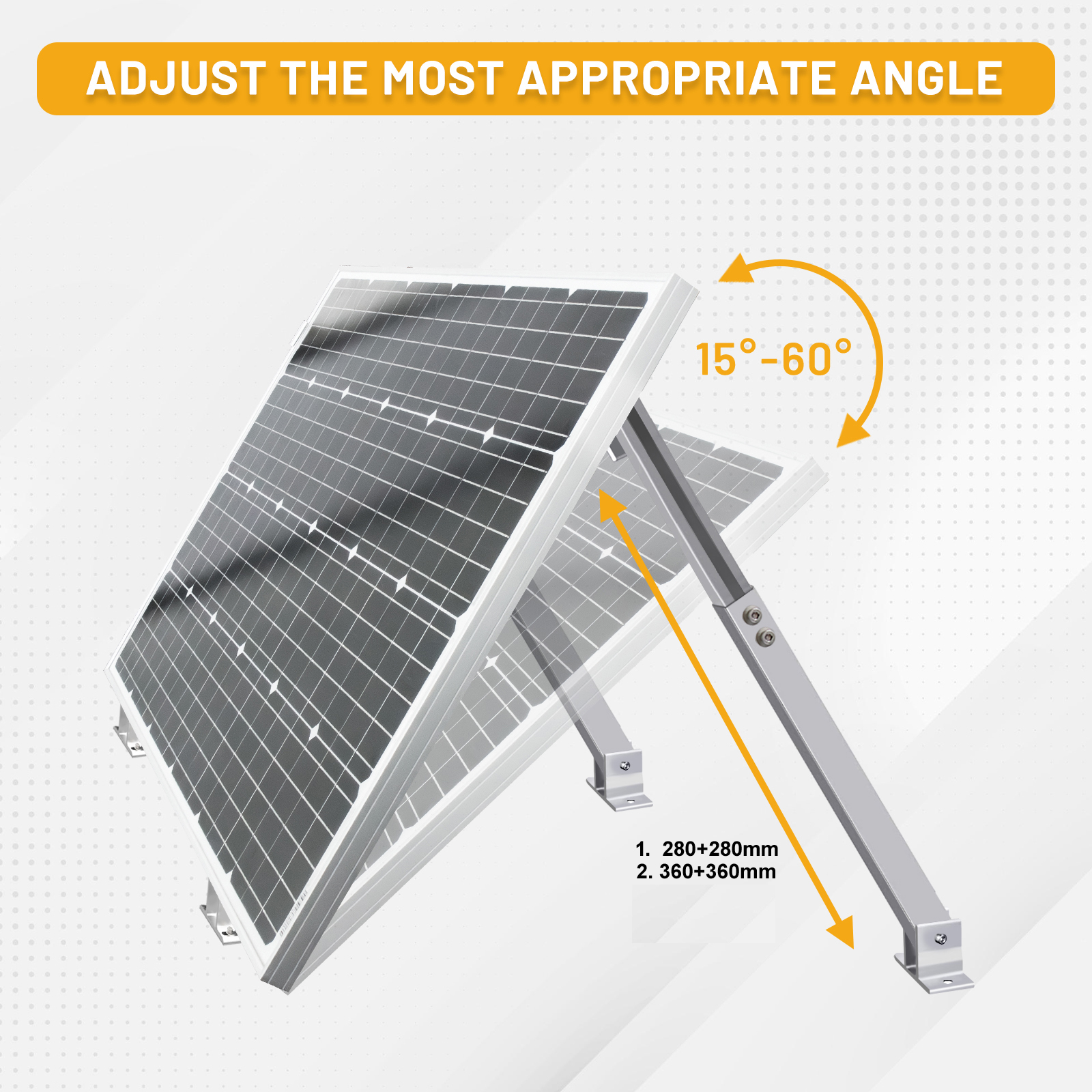 Solar Panel Tilt Mount Bracket