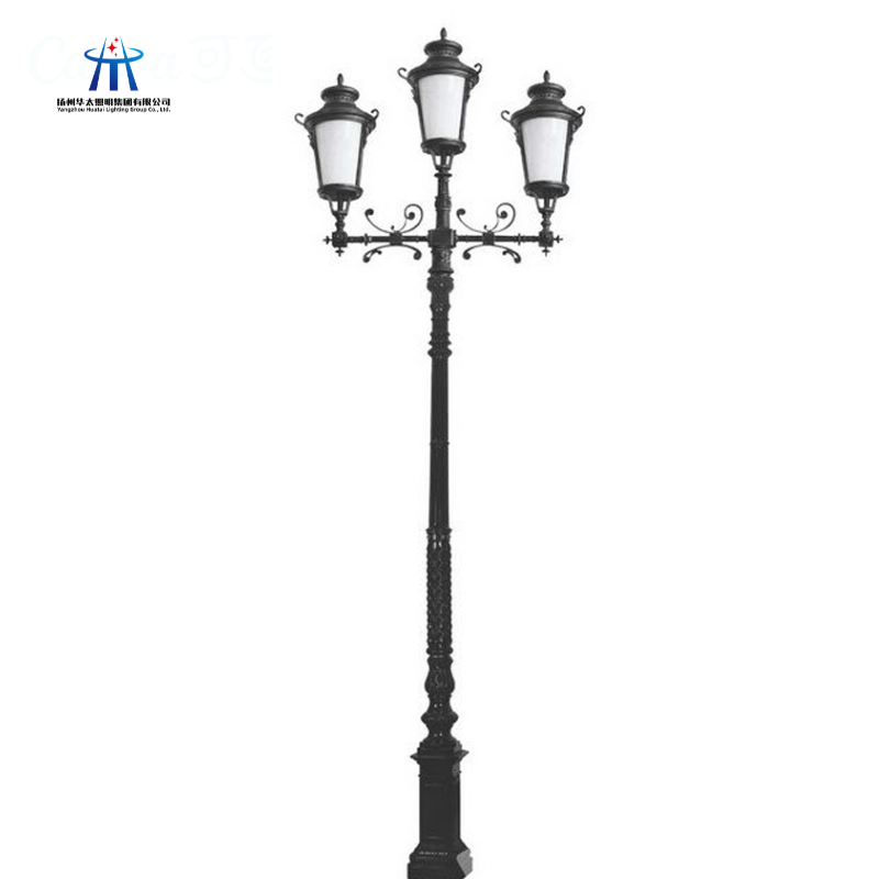 15ft 16ft 17ft 18ft European New Type Outdoor Decorative Led Garden Lights Pole Light Garden Lawn Lamps Lighting