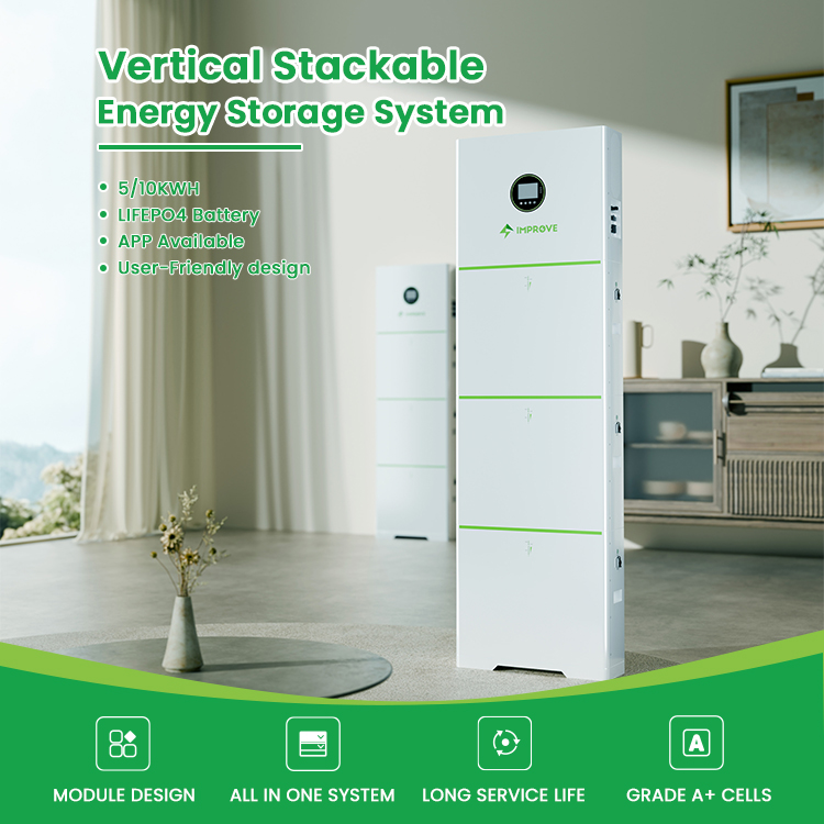 Vertical Stackable Energy Storage System