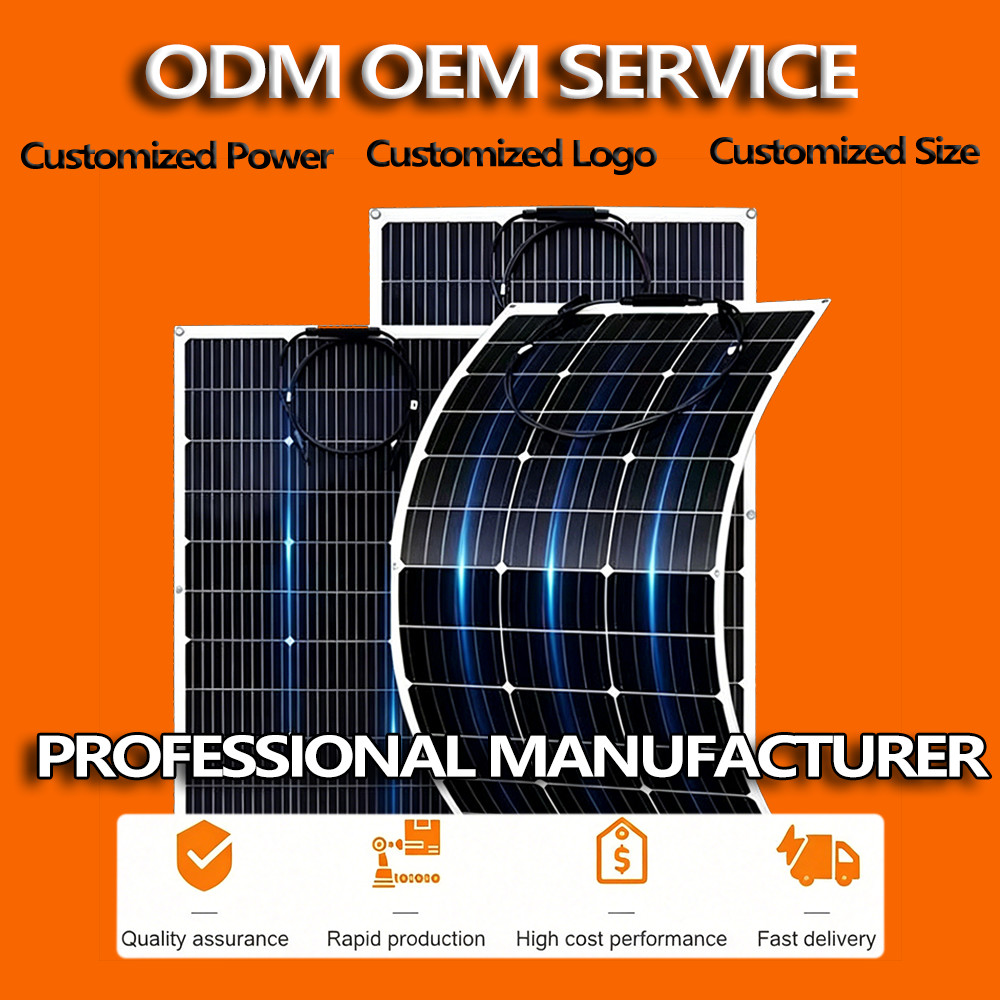 SENYO Flexible Solar Panel 500W 520W High Conversion Rate Waterproof Semi-Flexible Thin-film Solar Panels PV Modules
