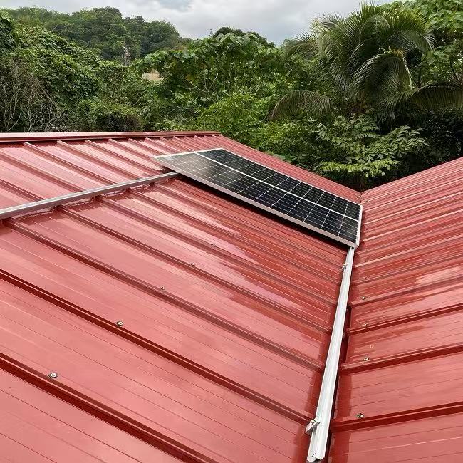 Customizable Aluminum Alloy Solar Panel Brackets with Adjustable Stand Mounting Structure for Solar Rooftop Systems
