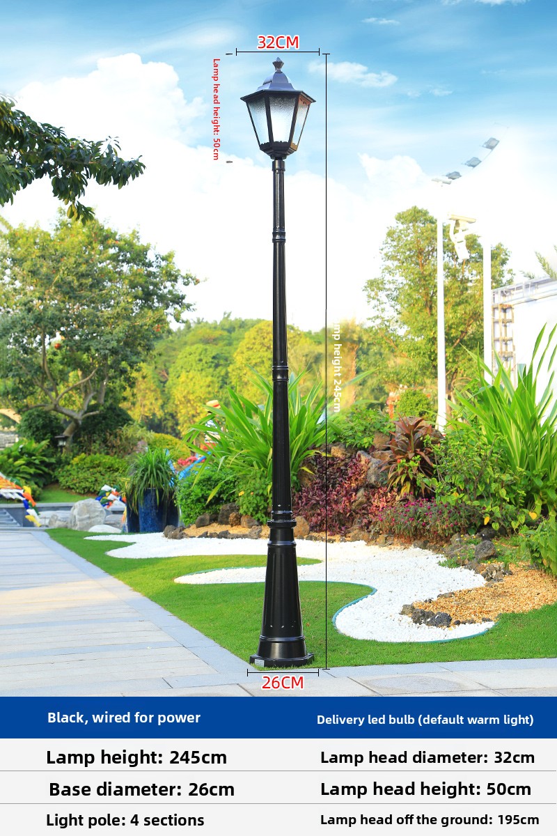 Solar/ Electricity Road Light Project