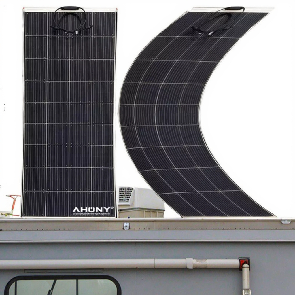 Ahony Power eGO S200W Flexible 200W Monocrystalline ETFE Bendable Solar Panel 25.8% Efficiency 182mmx182mm Cells