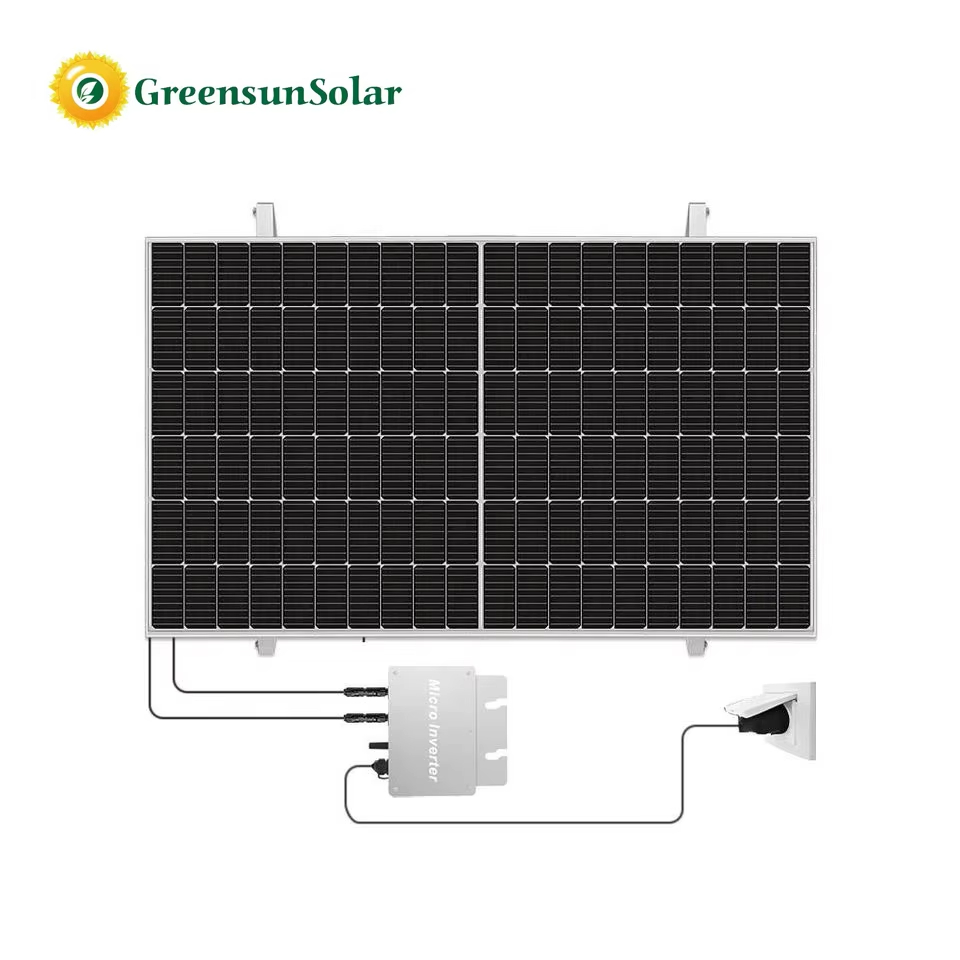 Full Black 1000W 800W Balcony Power Plant 800W Solar Panel Pv System