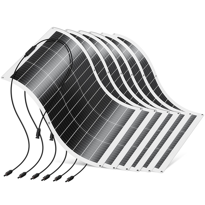 Flexible Waterproof Monocrystalline Solar Panel for Camping and Home Charging