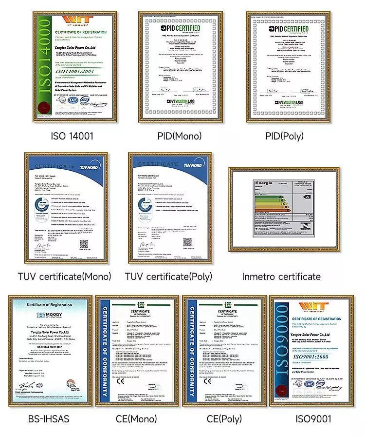 International Certifications