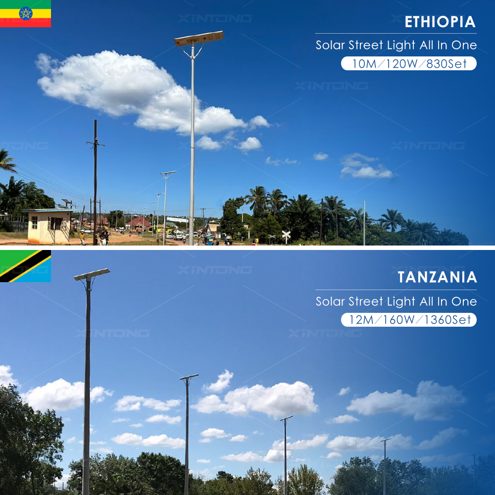 Solar Street Light Waterproof Ip65 Outdoor 100w 200w 300w All in One Solar Street Light