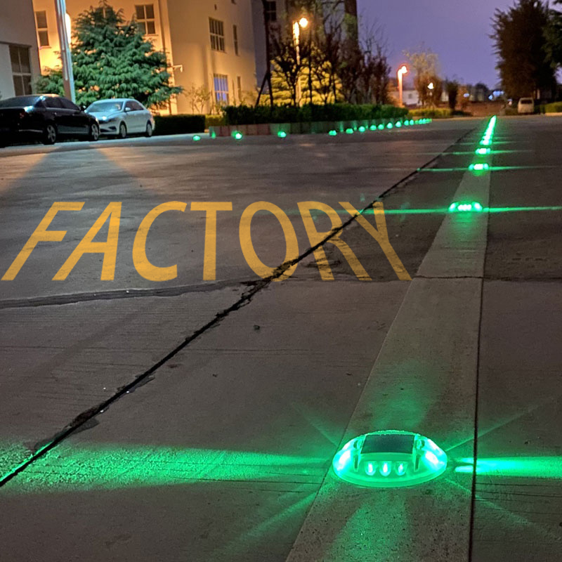 30 Ton Outdoor Waterproof Glass Plastic Solar Indicator Light Pavement Marker Cat Eyes Powered Led Solar Road Studs