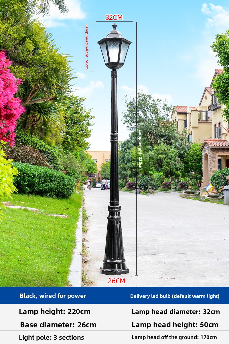 Solar/ Electricity Road Light Installation