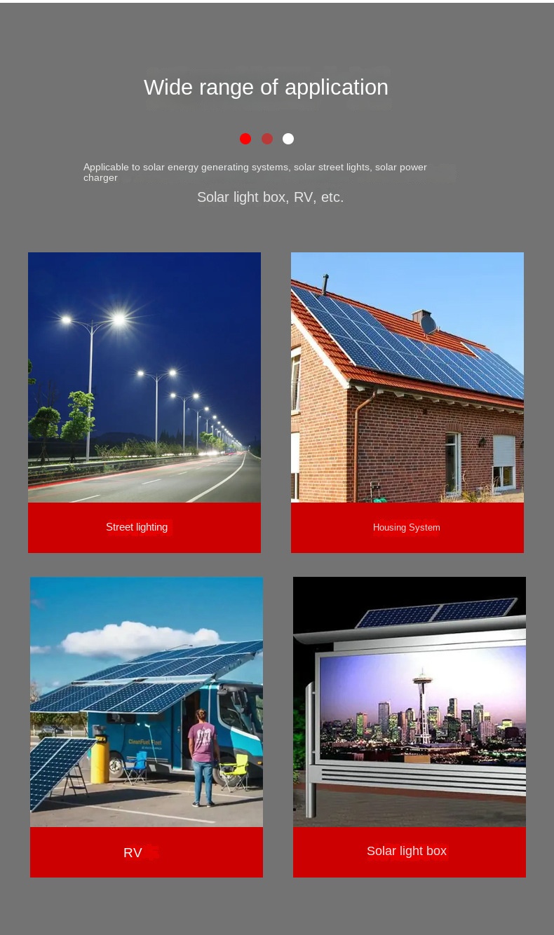 Solar charge controller applications