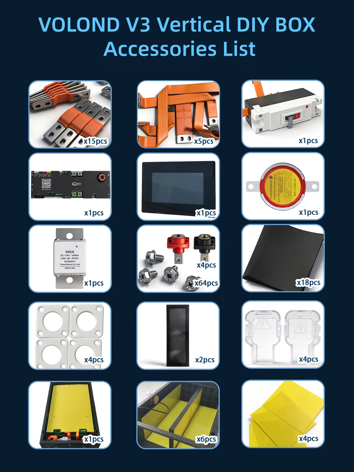 Solar Home Energy Storage Component Layout
